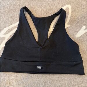 SET Active Black Sports Bra